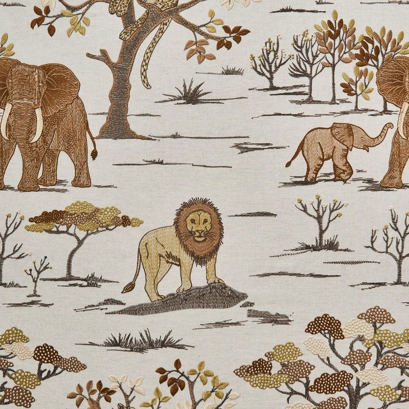 Ткань Safari embroidery от Travers