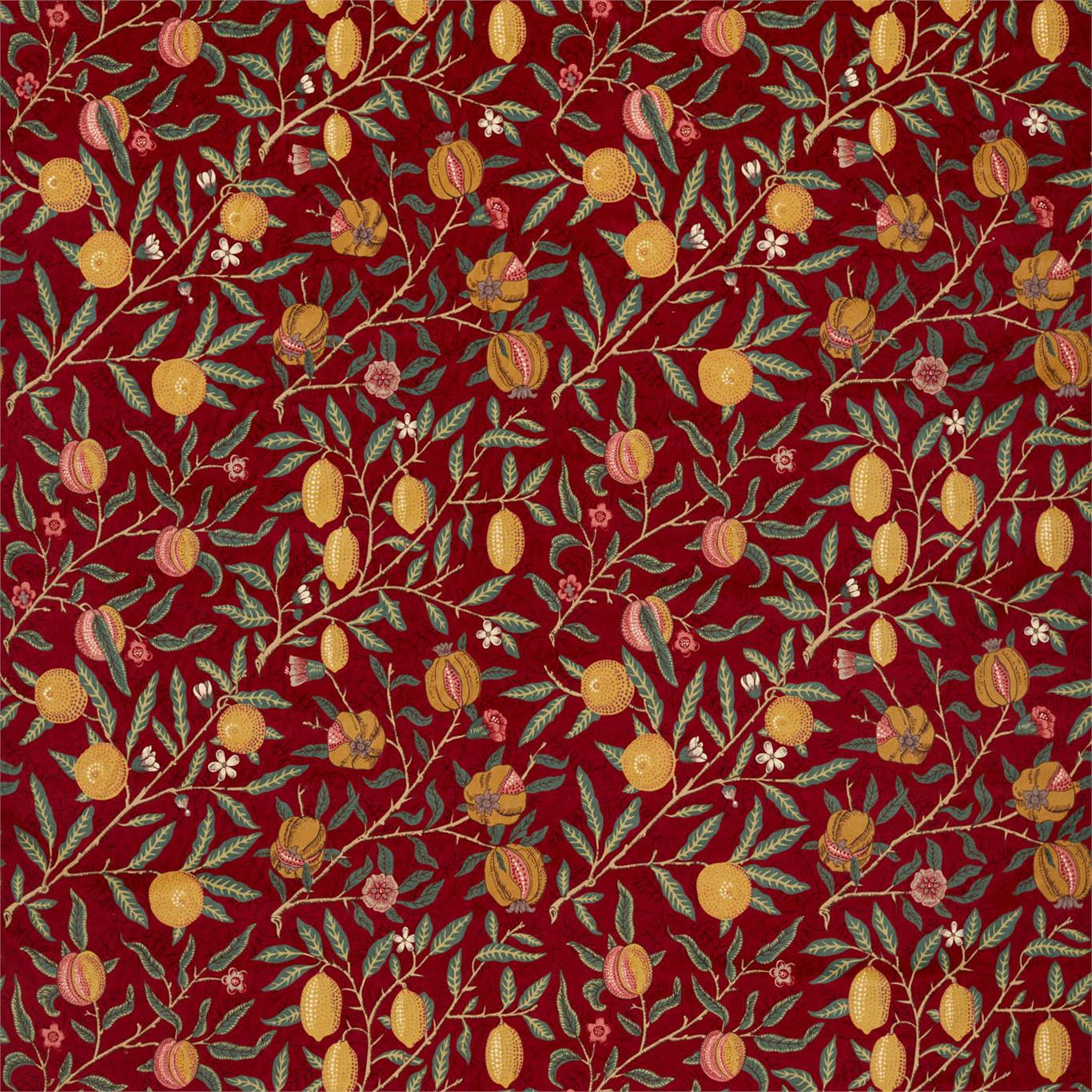 Ткань Fruit velvet от Morris & Co