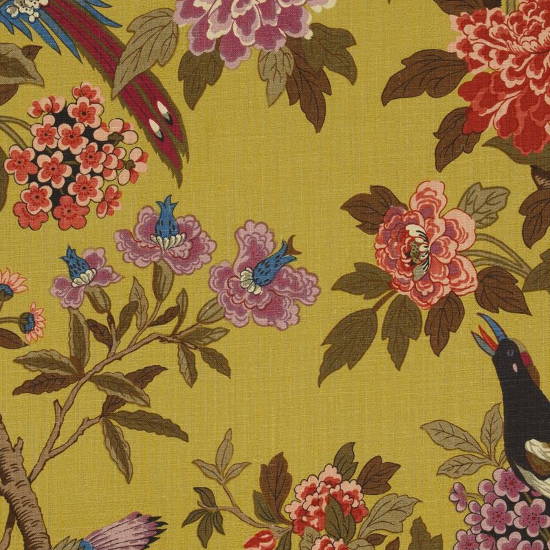 Ткань Hydrangea bird от GP & J Baker
