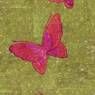 Обои La chasse aux papillons от Elitis